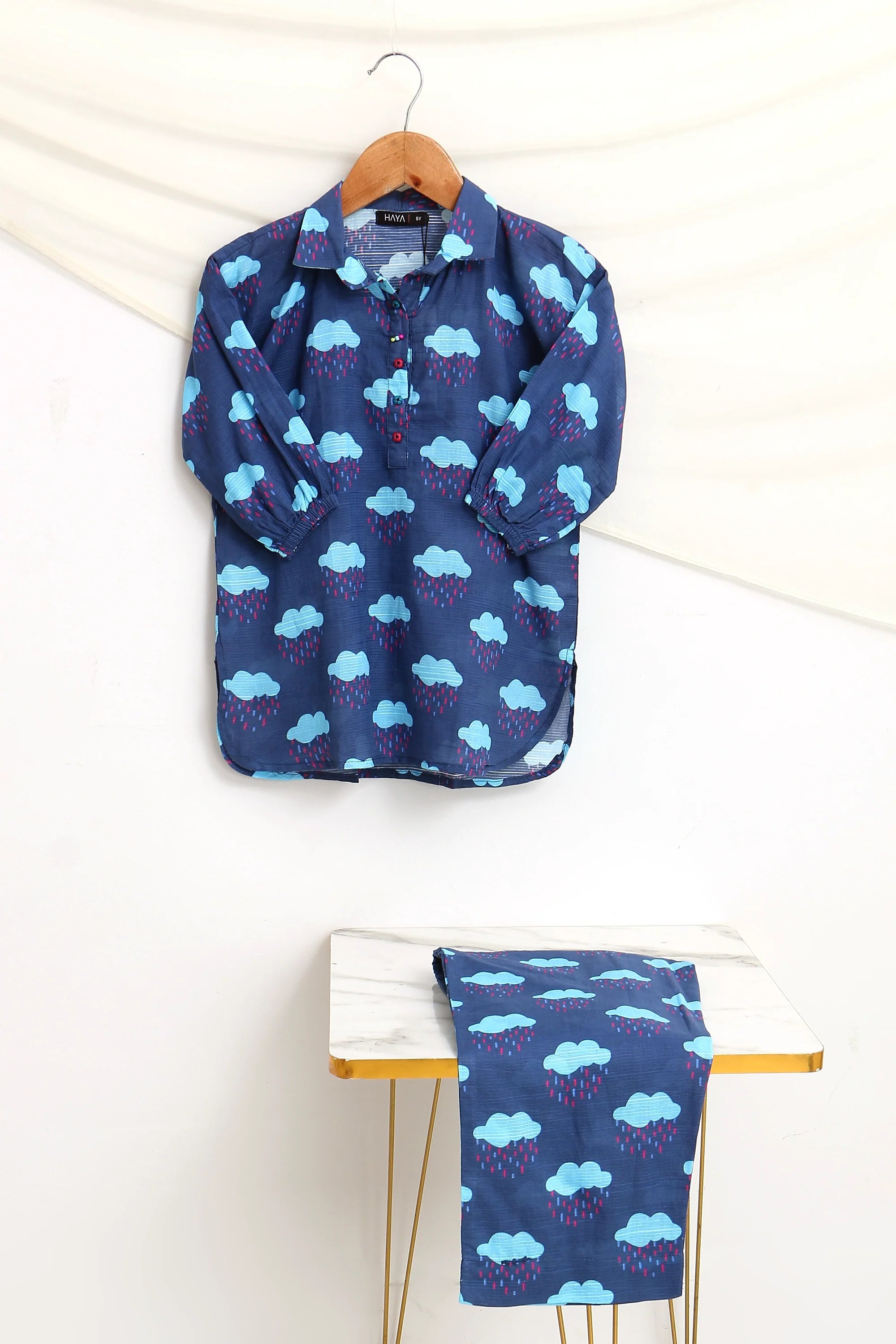2 PIECE LAWN FUSION SUIT