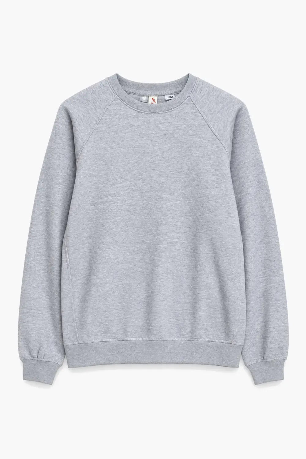 Men Branded Fleece Sweatshirt - L/Grey
