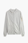 Women Branded Zipper Hoodie - Skin