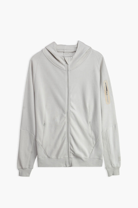 Women Branded Zipper Hoodie - Skin