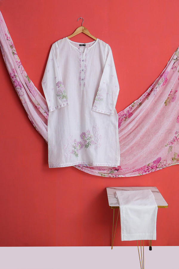 3 PIECE LAWN EMB SUITS