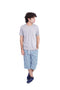 Men Branded R-Neck Tee - L/Grey