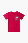 Boys Branded Graphic T-Shirt - Red