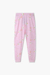 Girls Branded Graphic Trouser - Pink