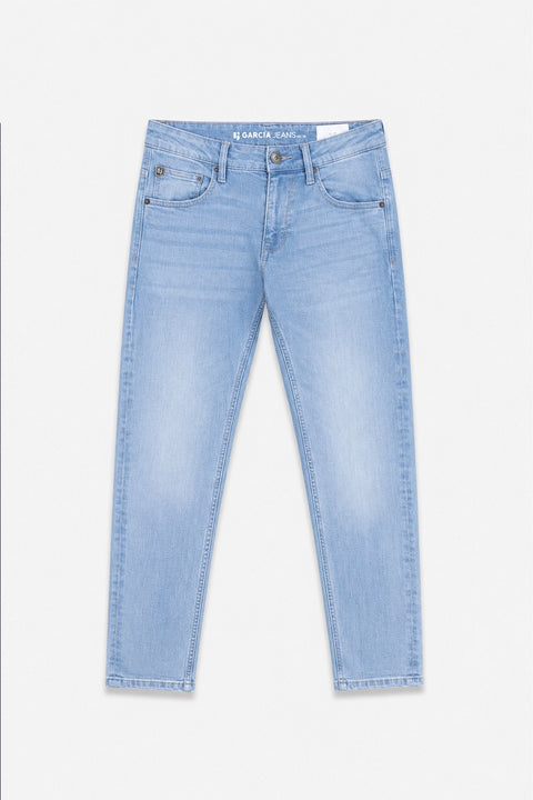 Men Branded Denim Jeans - Ice Blue