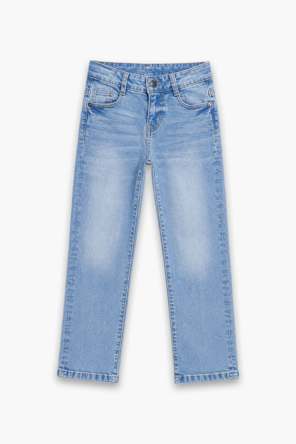Boy Branded Loose fit Denim Pant - Blue