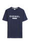 Men Branded Graphic Tee - Navy