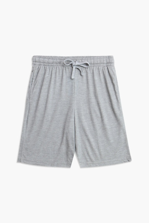 Men Branded Short - L/Grey