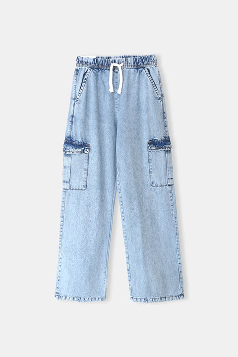 DENIM CARGO PANT