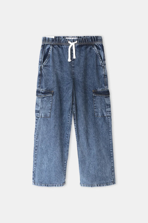 DENIM CARGO PANT