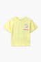 Girls Branded Graphic T-Shirt - Yellow