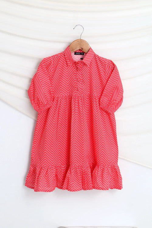 PRINTED LAWN FROCK