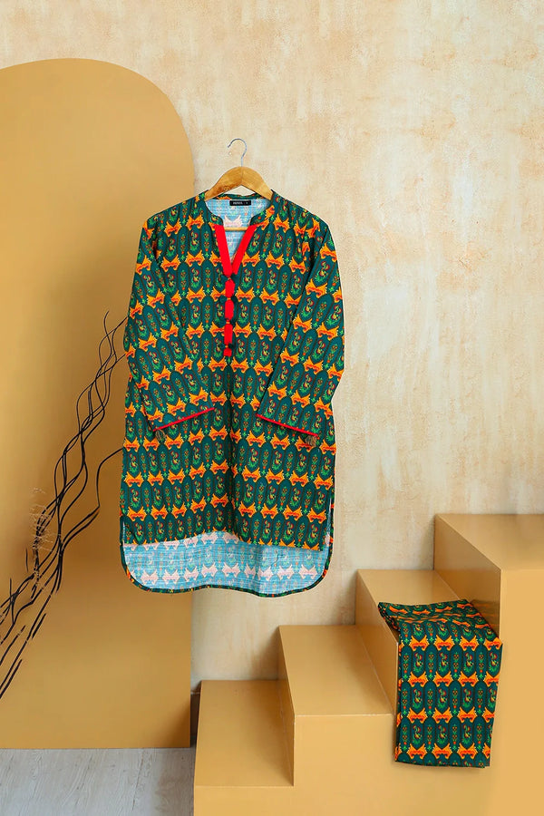 2 PIECE KHADDAR FUSION SUIT