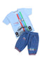 Boys Graphic 2-Piece Suit A-205 - Blue