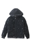 Men JP Bomber Jacket Printed - Black