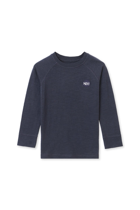 Boy Branded Basic Tee F/S - Navy