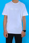 Men Branded Embroidered Tee - White