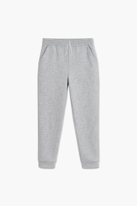 Men Branded Fleece Pajama - Heather Grey