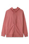 Men Branded Zipper Hoodie - Tea Pink