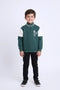Boys Branded Graphic Zipper - Green
