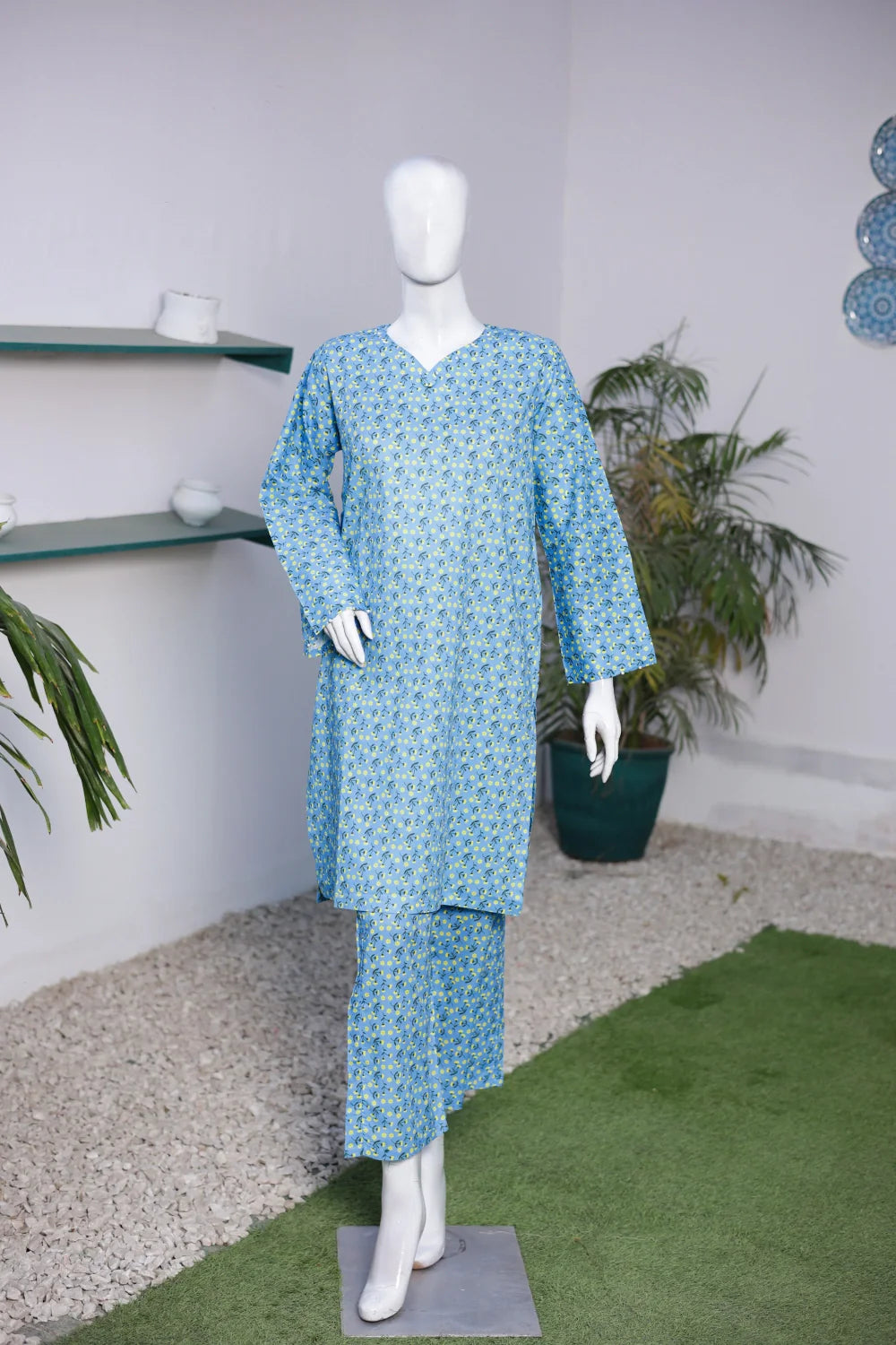 2 PIECE LAWN FUSION SUIT