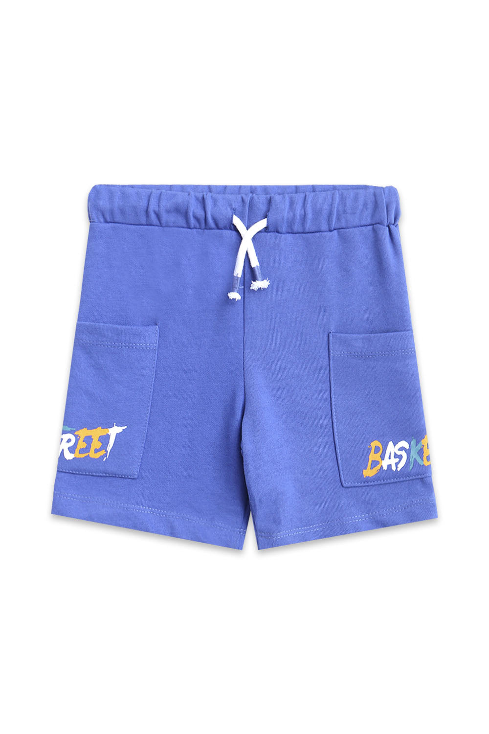 Boy Branded Short - Blue