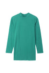 Women Branded Hi-Neck  - Green