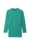 Women Branded Hi-Neck  - Green