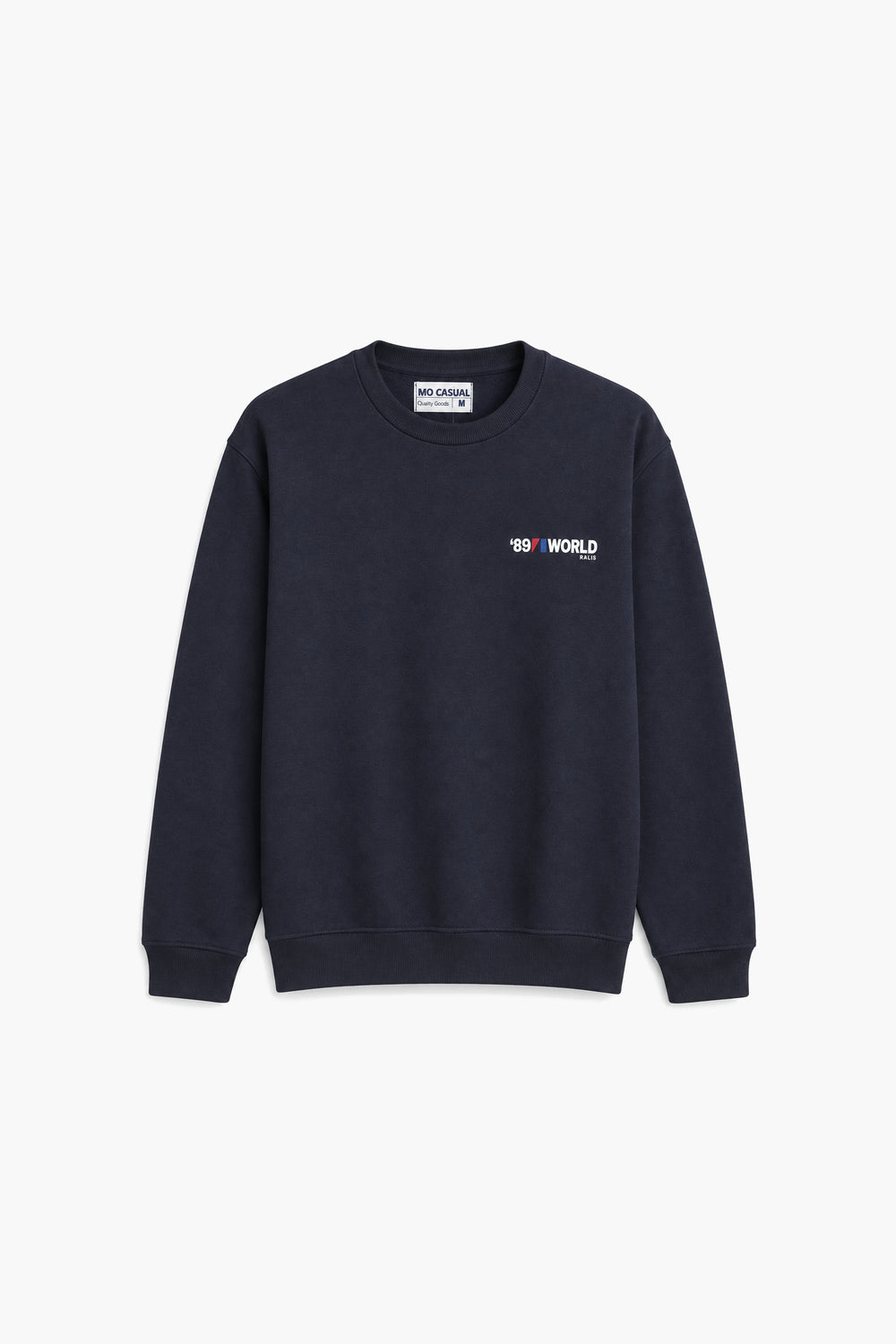Men Branded Graphic Sweatshirt - D/Blue