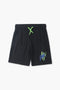 Boy Branded Short - Black