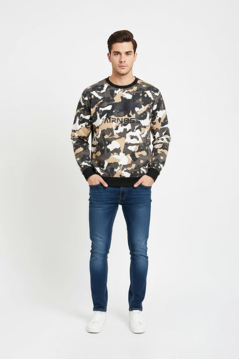 Men Branded Sweatshirt - Camouflage