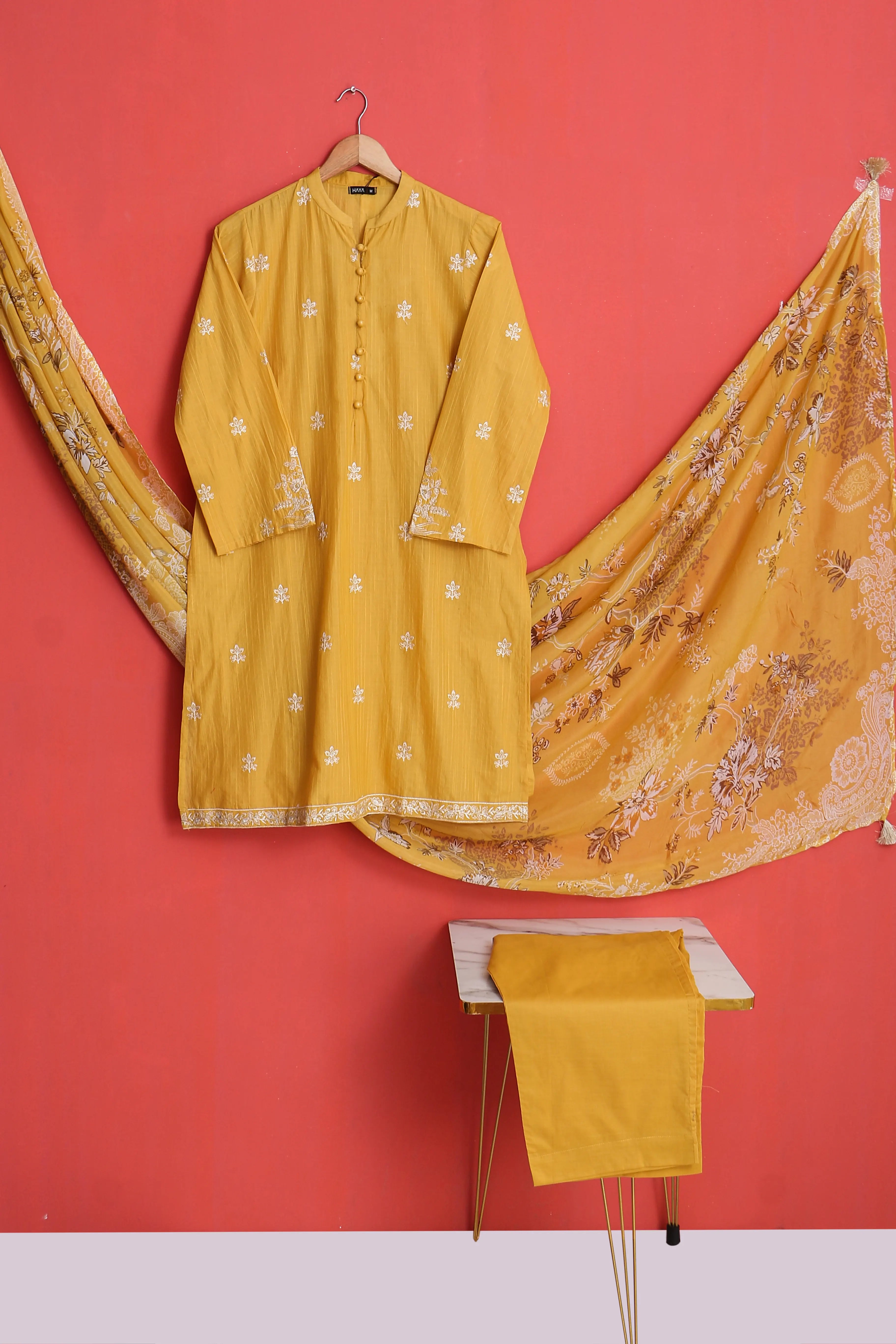 3 PIECE LAWN EMB SUITS