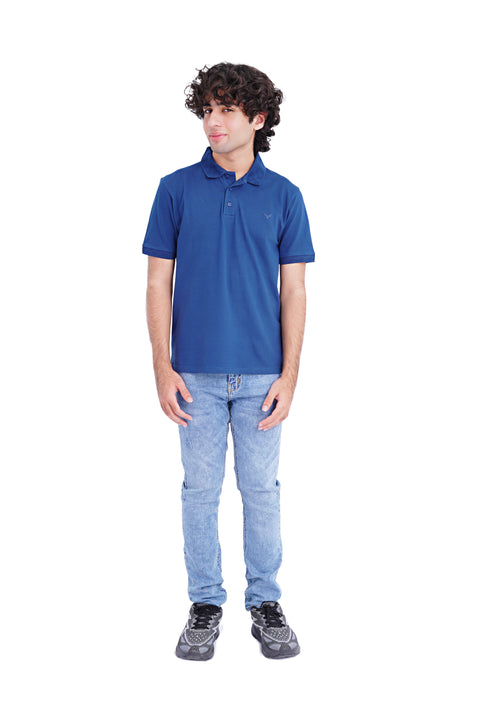 Jacquard Collar Polo