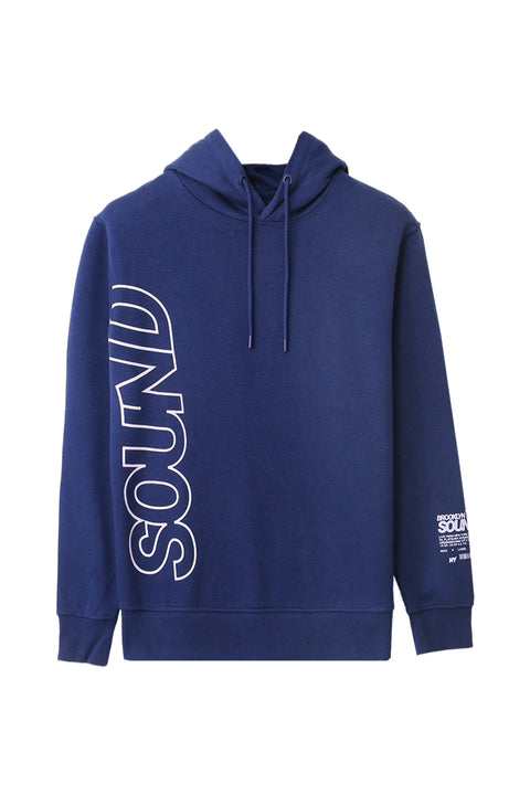 Men Lefties Graphic Hoodie Sweatshirt - Blue