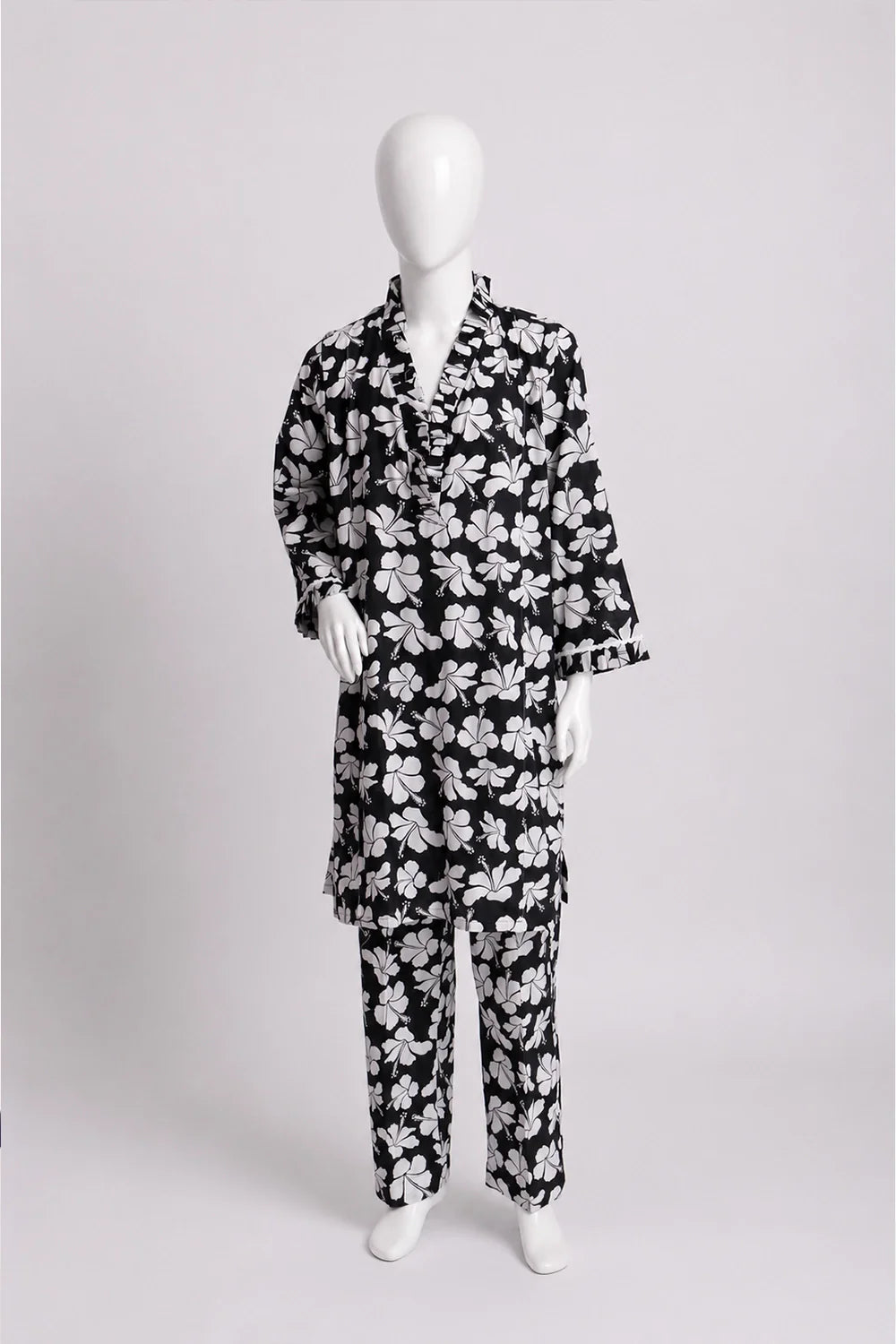 2 PIECE PRINTED LAWN SUIT