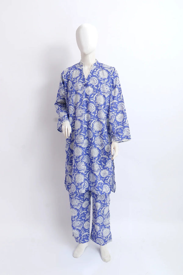 2 PIECE PRINTED LAWN SUIT