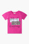 Girls Branded Graphic T-Shirt - Pink