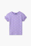 Girls Branded Graphic T-Shirt - Purple