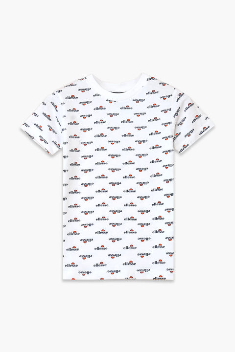 Boys Ellesse Graphic T-Shirt - White