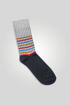 Men Printed Long Socks - Multi