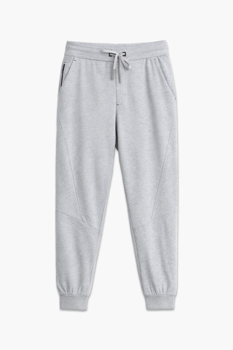 Men Branded Fleece Trouser - Heather Grey
