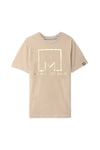 Boys Branded Graphic T-Shirt - Khaki