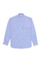 Boys Band Collar Casual Lining Shirt BCS24#03 - Blue And White