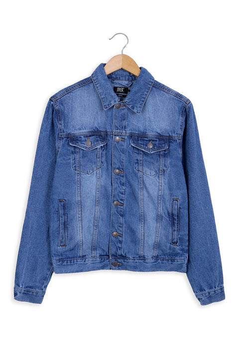 Men Denim Jacket M404-2023 - M/Blue