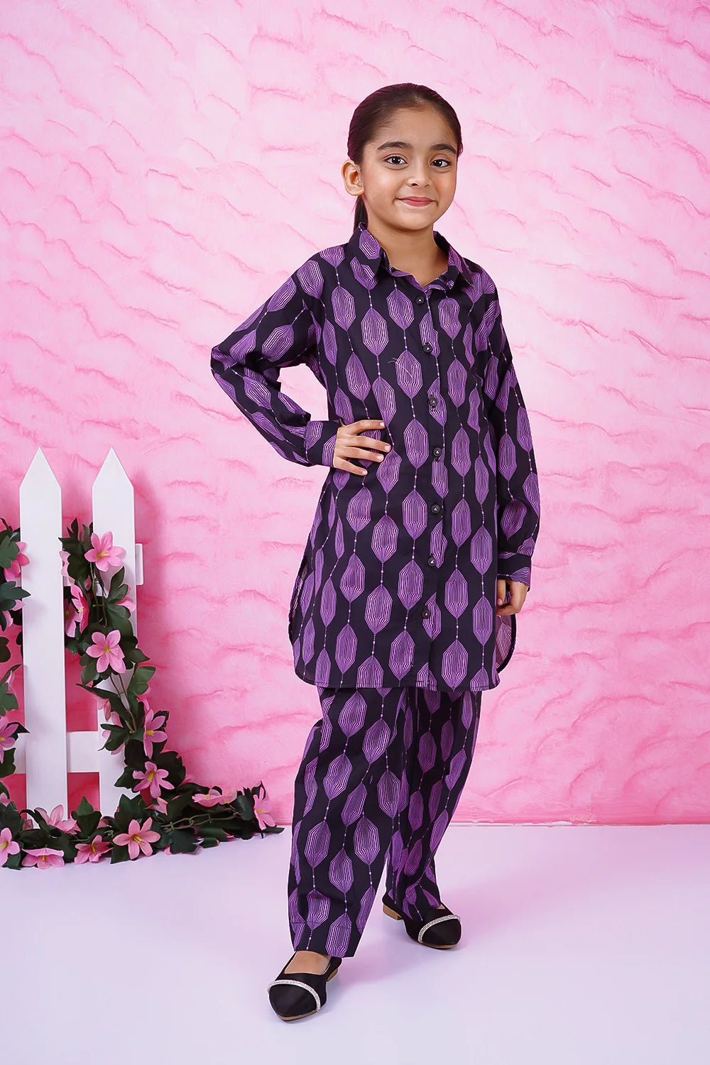2 PIECE LAWN FUSION SUIT
