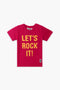 Boys Branded Graphic T-Shirt - Red