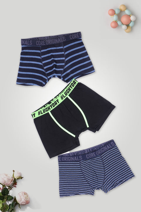 Boy Boxer Shorts Pack of 3 (Assorted)