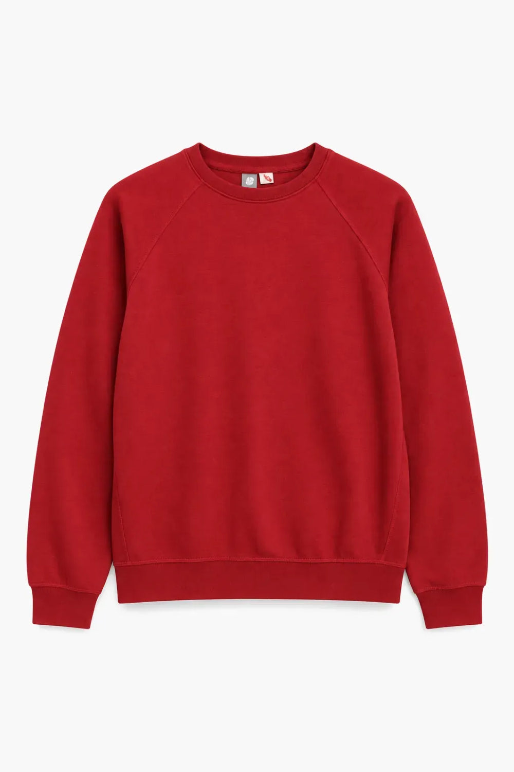 Men Branded Fleece Sweatshirt - Red