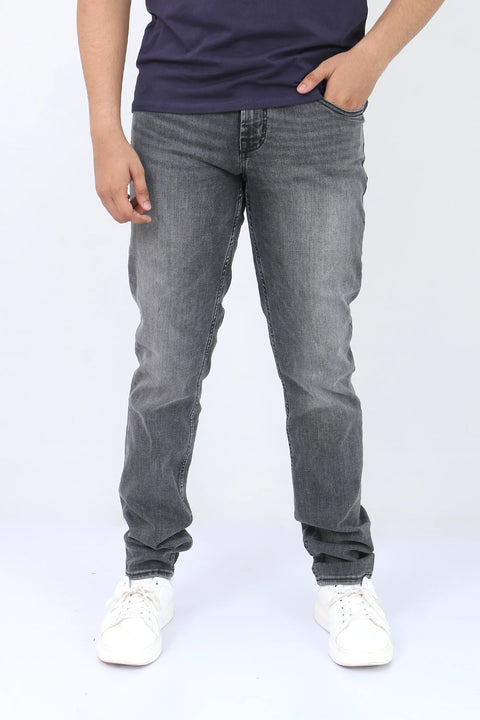 Man Old Navy Straight Fit Denim Jeans - D/Grey