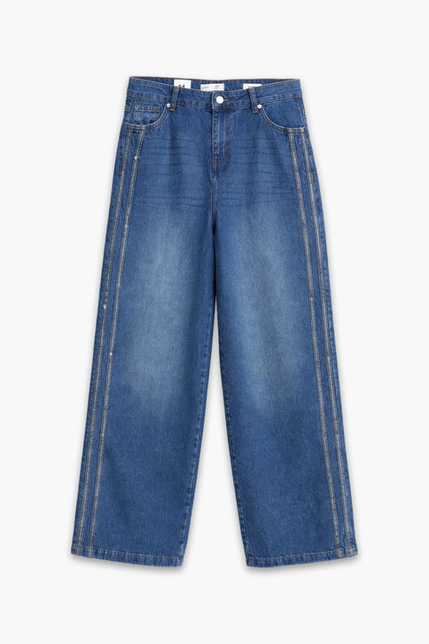 Wide Leg Denim Pant
